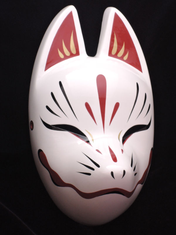 狐面「鈴稲 白」
