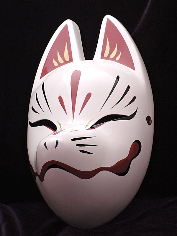 狐面「鈴稲 白」