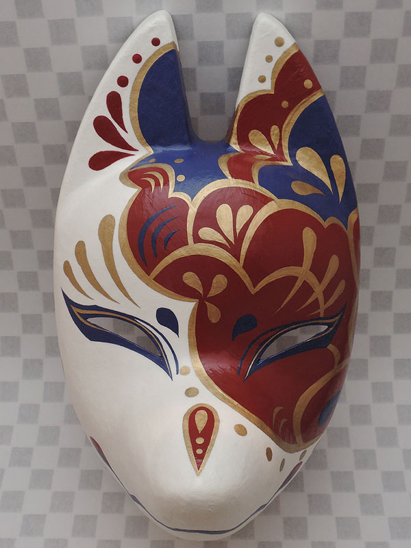 狐面堂：狐面「日護」≪羽二重張り≫