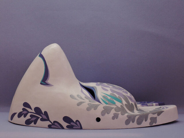 狐面堂：狐面「藤紫雨」≪羽二重張り≫