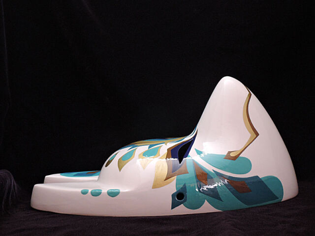 狐面「碧孔雀」