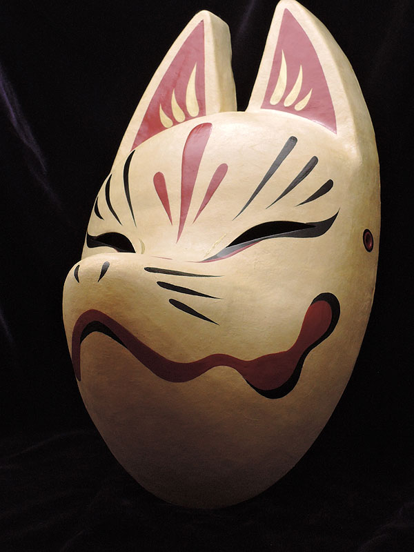 狐面「鈴稲」≪羽二重張り≫（大）