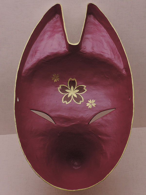 狐面堂：狐面「千世桜」≪羽二重張り≫（大）