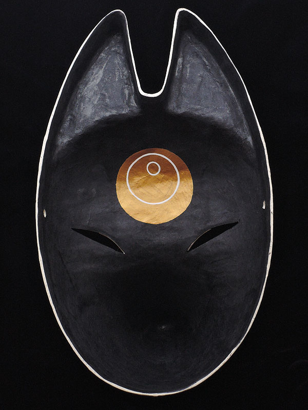 狐面「宝珠」（大）≪羽二重張り≫