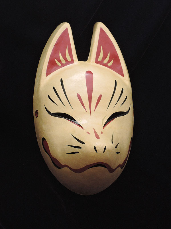 狐面「鈴稲」≪羽二重張り≫（小）