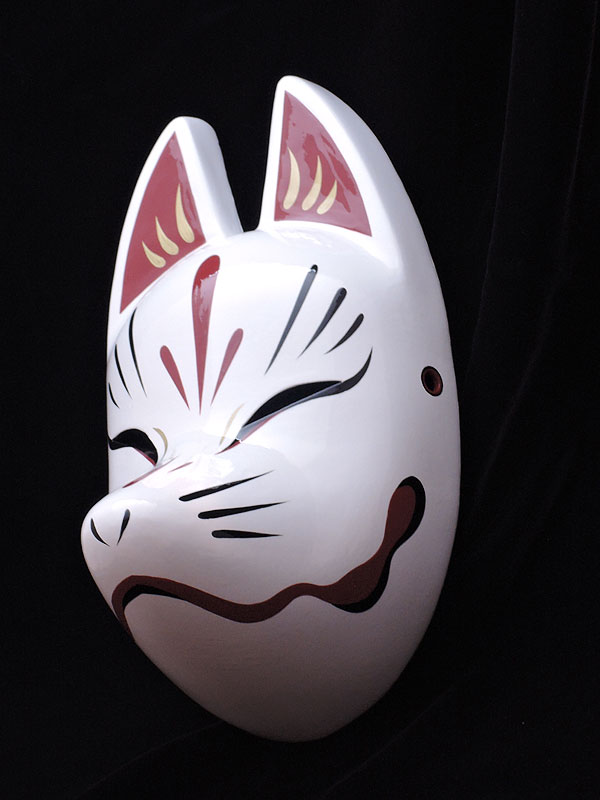 狐面堂：狐面「鈴稲 白」（小）