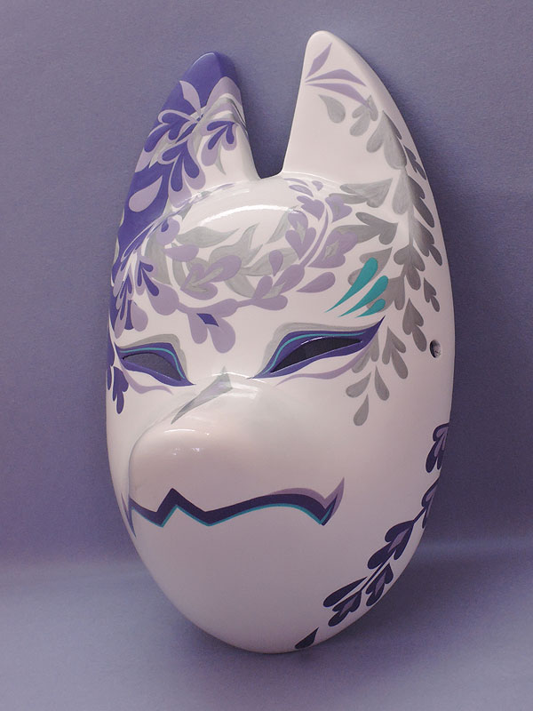 狐面堂：狐面「藤紫雨」（小）