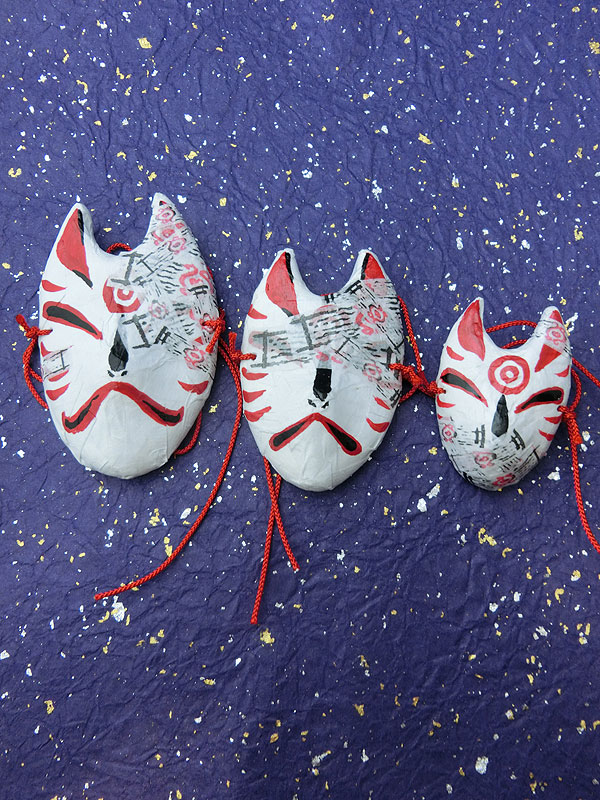 ドール用狐面（封印）