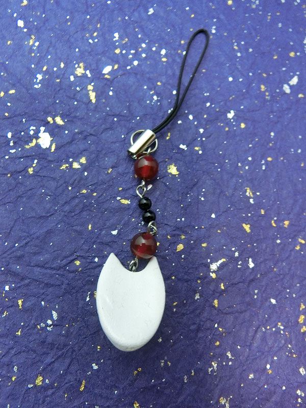 狐面ストラップ