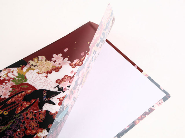 クリアファイル「桜と狐」