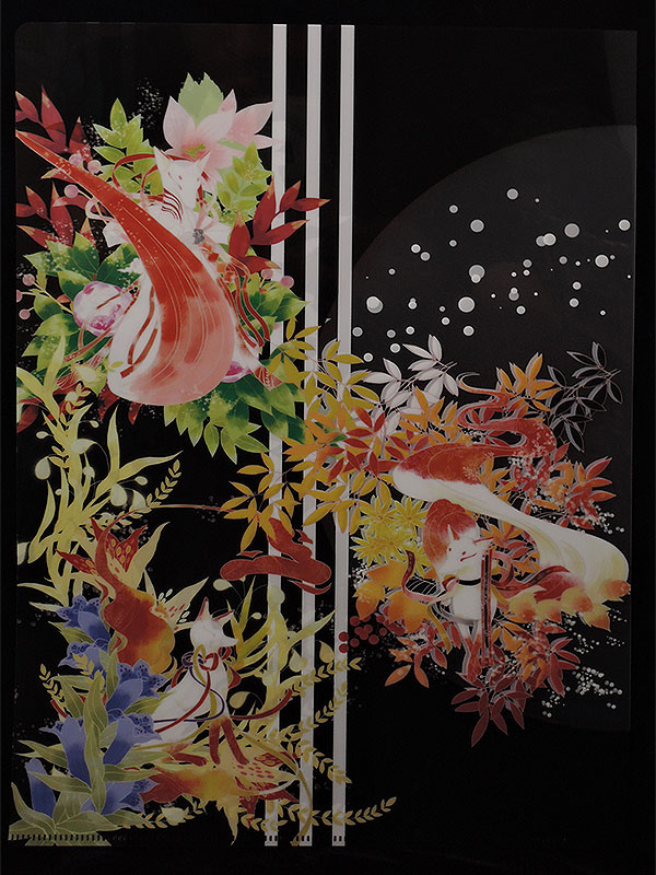 クリアファイル「炎水風狐」