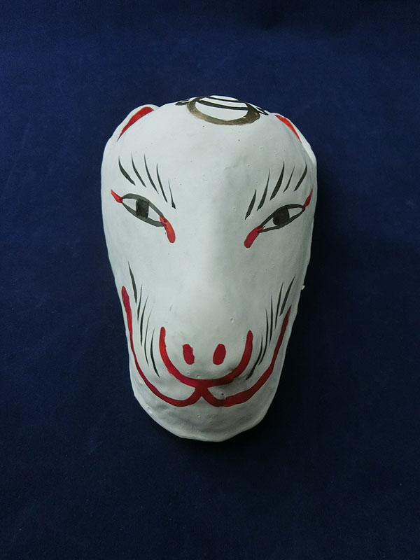西村人形店：飾り用狐面（小）