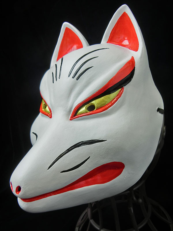 祭り面 キツネ（ラテックス製）[販売終了]