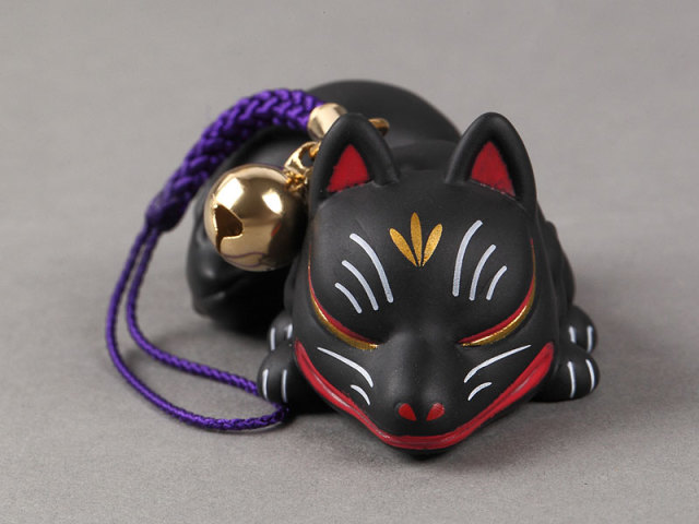 人形すくい　狐（寝ころび）