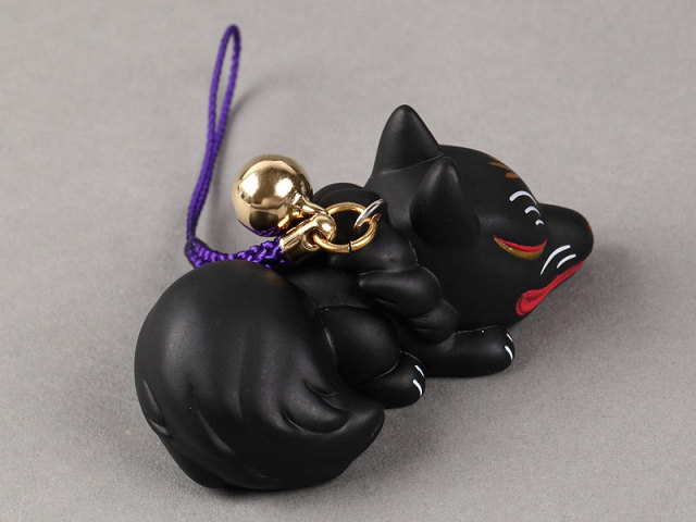 人形すくい　狐（寝ころび）