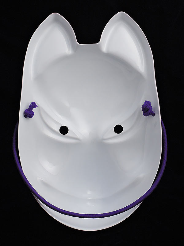 狐面　桜模様/赤