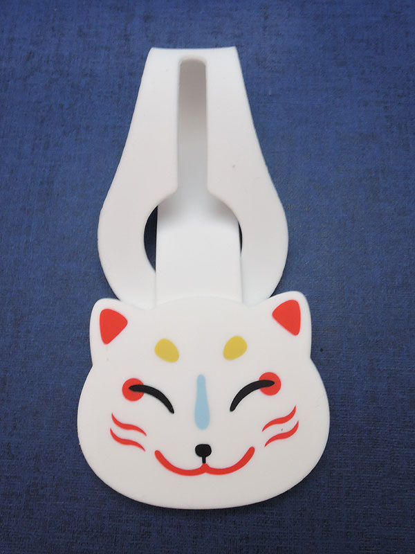 p+g design：POCHI-Bit JAPAN 狐面（がまぐち風キーリング）