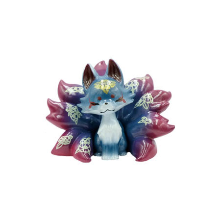 Qualia：つぼみ狐　マスコットボールチェーン　四季折々