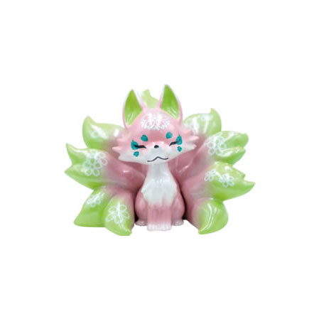 Qualia：つぼみ狐　マスコットボールチェーン　四季折々