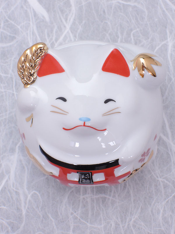 リュウコドウ：丸きつね貯金箱