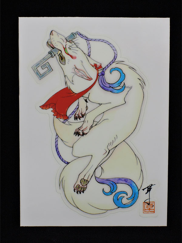 ステッカー【狛狐】（二枚セット）