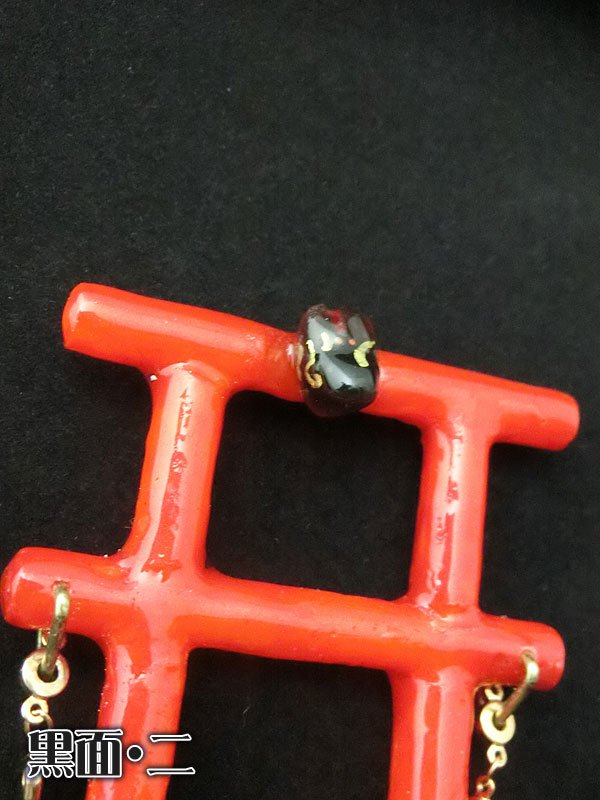 鳥居髪留め