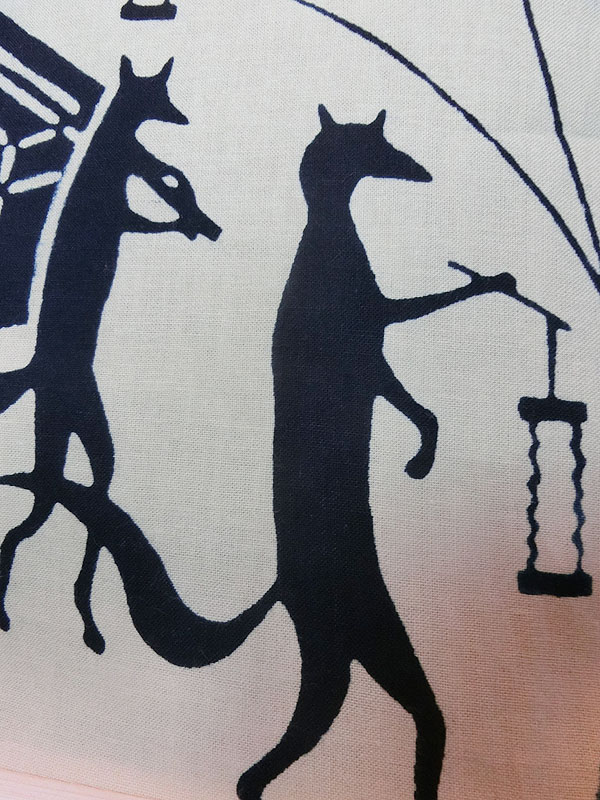 戸田屋商店：狐の嫁入り手拭い