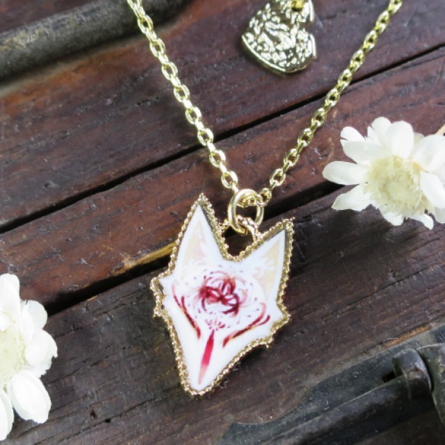狐面シリーズアクセサリー　彼岸花