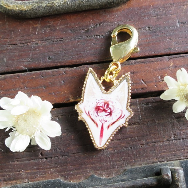 狐面シリーズアクセサリー　彼岸花