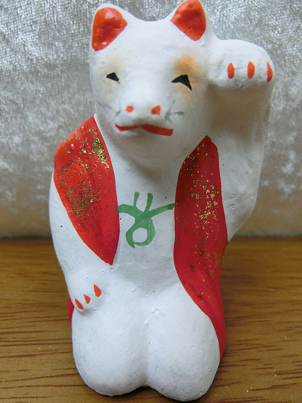 招き狐人形