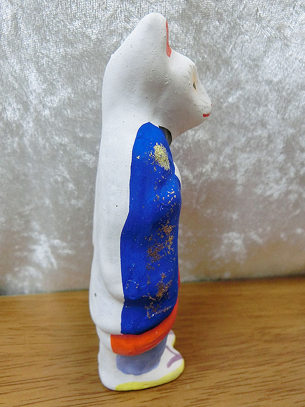 古作 土人形 狐 郷土人形 今戸人形 江戸期　アンティーク 古作 土人形 狐 郷土人形 今戸人形 江戸期 アンティーク 古作 土人形