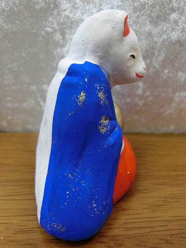口入狐人形（女・宝珠）