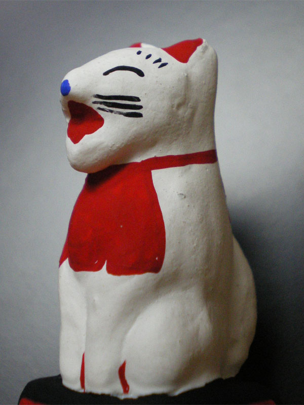 春日部張子人形店：ちびお稲荷狐