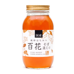 国産ソバ入り百花蜂蜜　1200g