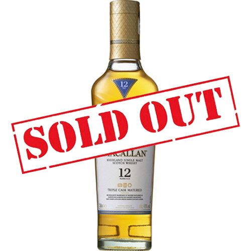 The Macallan 12年 トリプルカスク　700ml 正規品 ザ・マッカランを買うならお値段満足、全国お酒通販サイト