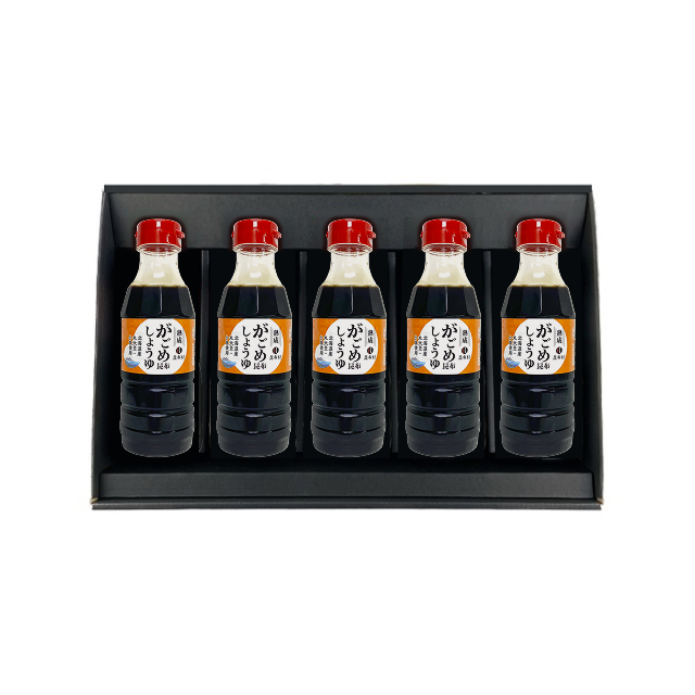 しょうゆ　300ml×5本【贈答・ギフト】　熟成がごめ昆布　