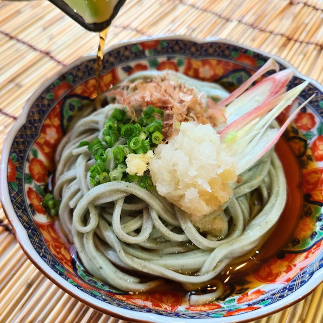 手毬よもぎうどんレシピ