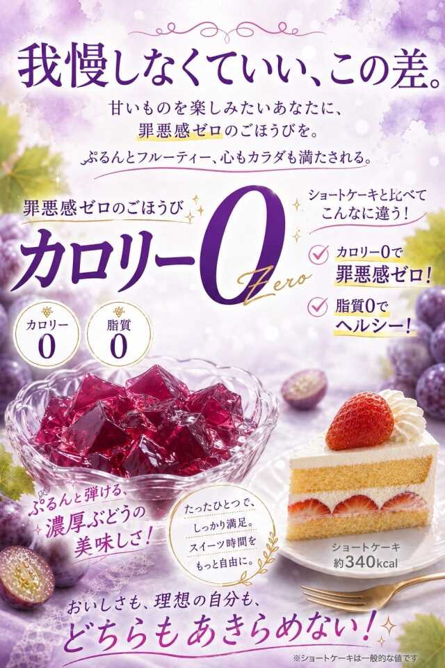 カロリーオフ カロリーゼロ 低糖質 ぶどう こんにゃくゼリー 置き換え｜こんにゃくパーク