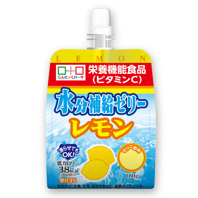 飲むゼリー 熱中症対策 水分補給ゼリー レモン こんにゃくパーク