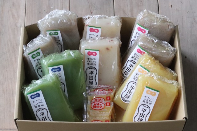 たっぷり１０個！届いてすぐ食べられる酢味噌付き英彦山こんにゃくセット【当店送料負担！】