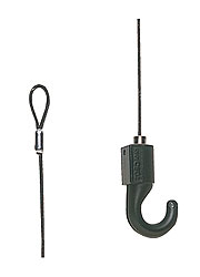 ピクチャーレール用 インテリアハンガー ワイヤータイプA ブラック 1m