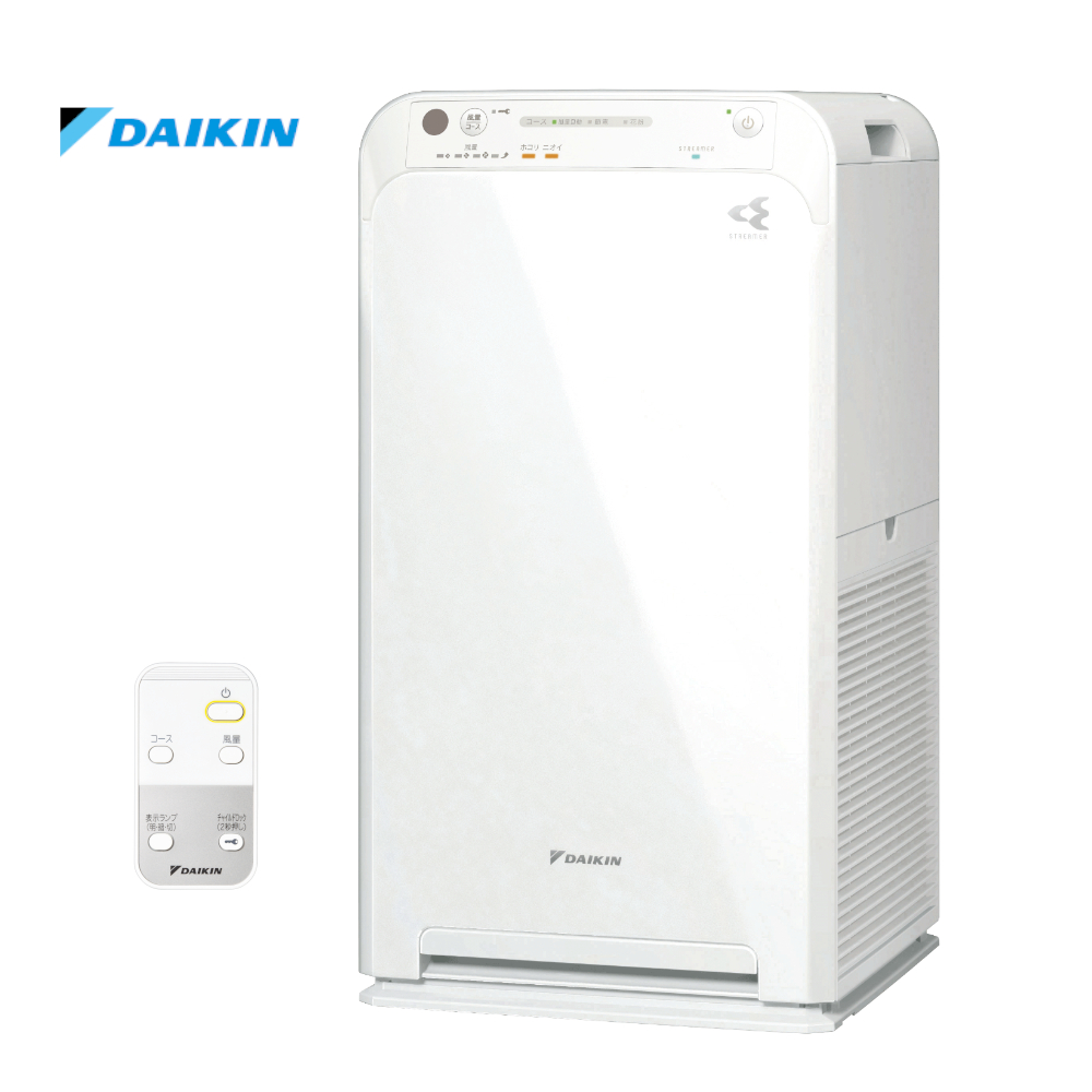 2025年モデル ダイキン ストリーマ空気清浄機 ACM ～25畳 ACM555A-W リモコン付き