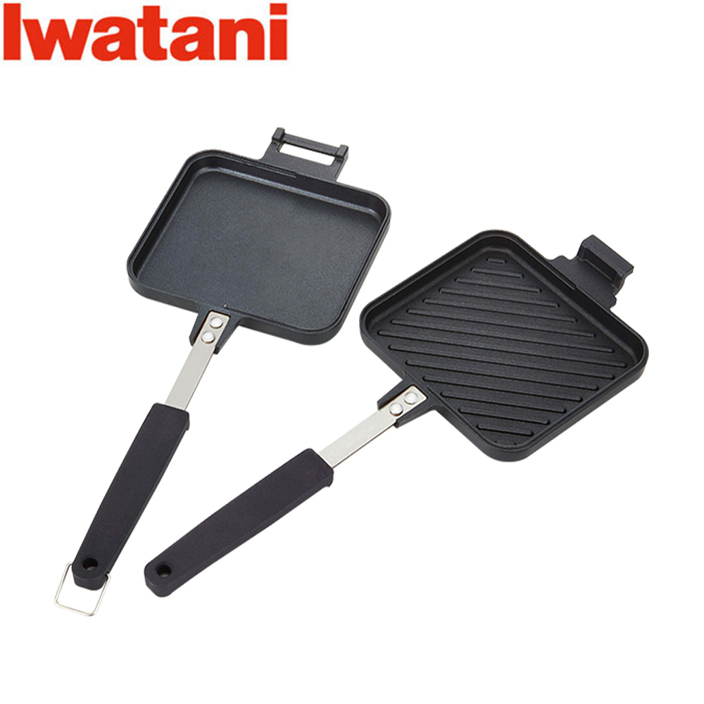 イワタニ ホットサンドグリル レシピ付き CB-P-HSG 2WAY ホットサンドメーカー 直火 カセットコンロ イワタニ 岩谷