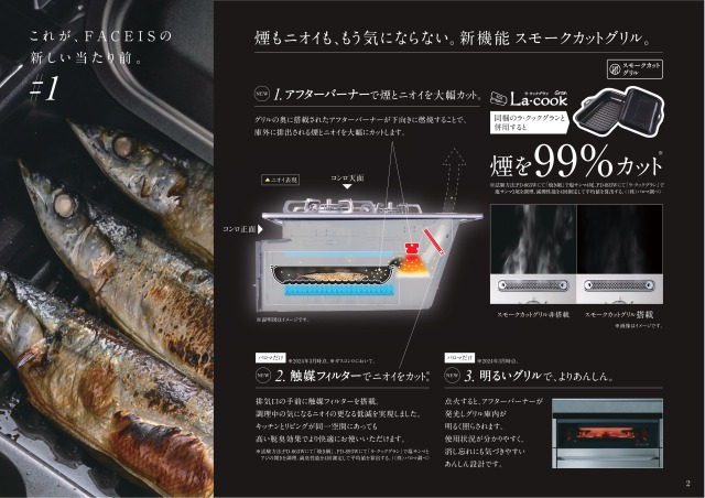 パロマ ビルトインコンロ フェイシスグランド 75cm ガラストップ