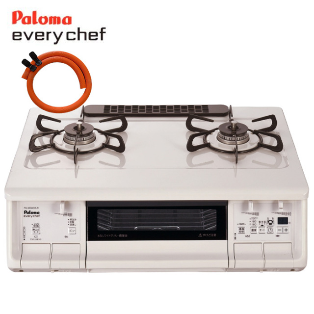 【PA-380WHA-L・左強火力・プロパンガス】・パロマ・新エブリシェフ・70cmホース付