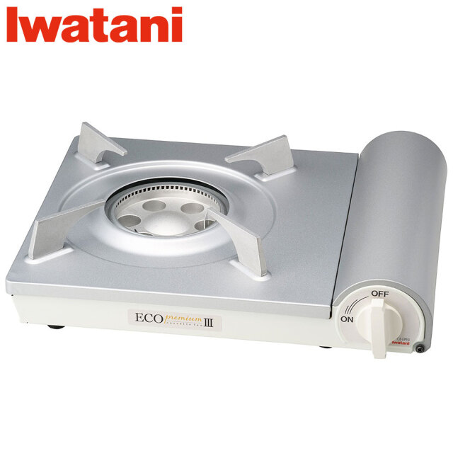 イワタニ カセットコンロ エコプレミアム3 ホワイト CB-EPR-3