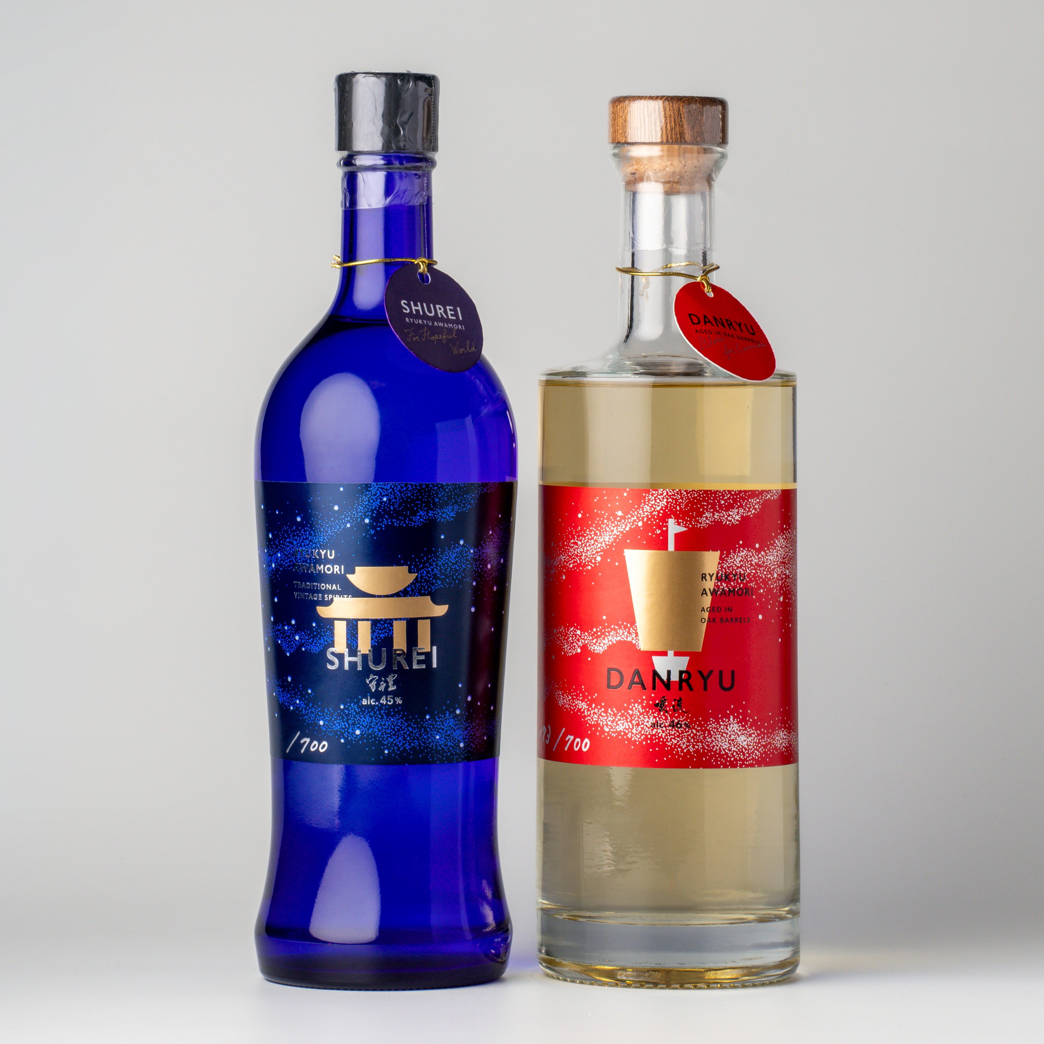 【ONLINE感謝祭限定】守禮 YUI45度720ml＆暖流BLESS46度700mlセット