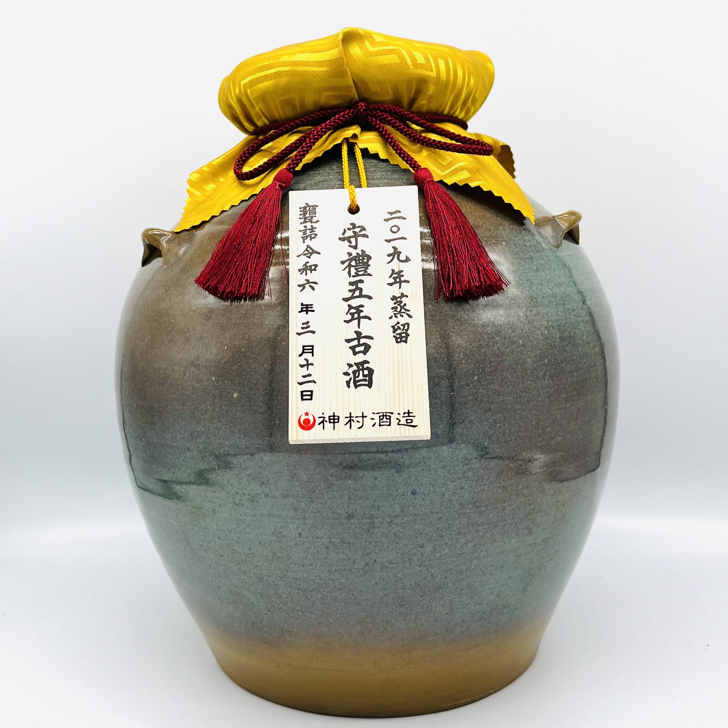 バイヤー厳選用品 21年古酒 麦焼酎 18ℓ 一斗 神々の里 38度 原酒 壺 甕 十升 10升 焼酎