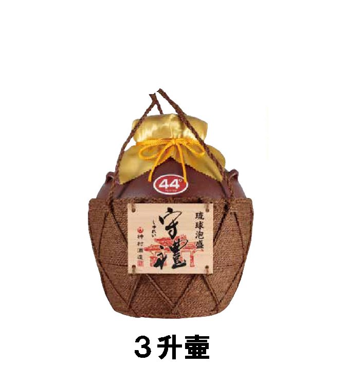 守禮44度シュロ巻壷（いちまん焼）3升壷5．4L