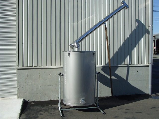 バイオ炭製造器　燻燃器５１０ＳＳ型　ステンレス